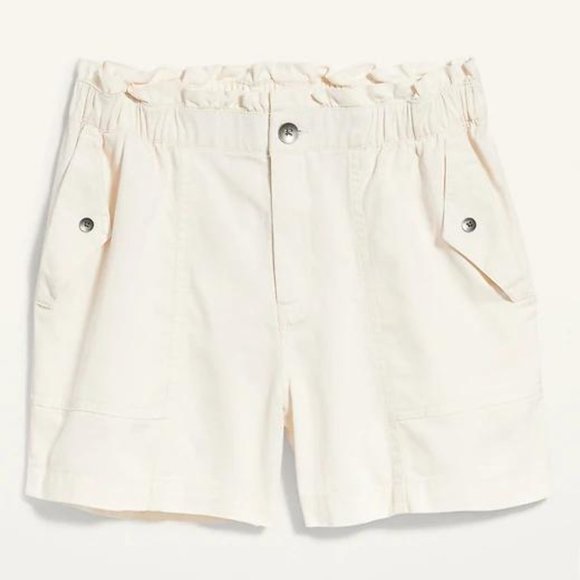 Old Navy High-Waisted Twill Utility Shorts for Women -- 4.5-inch inseam New - Picture 3 of 5